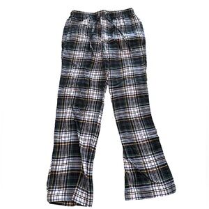 Sonoma Green, Gray, White, Yellow, & Black Plaid Pajama Pants